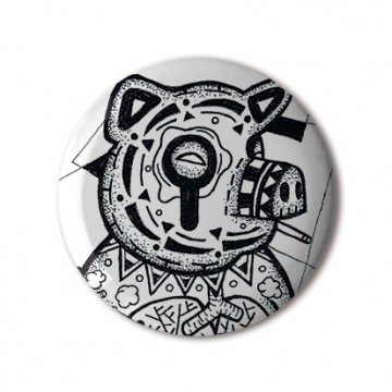 Gift Box: 4 button badges (Farm Animals)