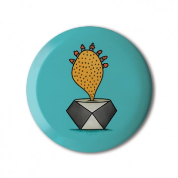 Gift Box: 4 button badges (Prickle Pots)