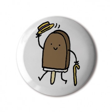 Gift Box: 4 button badges (Popsicles & Ice Cream)
