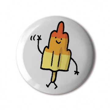 Gift Box: 4 button badges (Popsicles & Ice Cream)