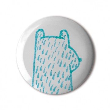 Gift Box: 4 button badges (Doodle Skull Mix)