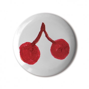 Gift Box: 4 button badges (Doodle Fruits)