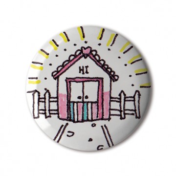 Gift Box: 4 button badges (Doodle Tiny Wot)