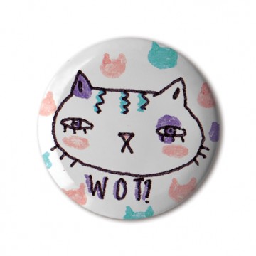 Gift Box: 4 button badges (Doodle Tiny Wot)