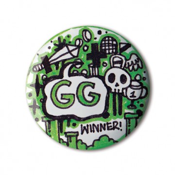 Gift Box: 4 button badges (Doodle LOL)