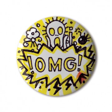 Gift Box: 4 button badges (Doodle LOL)