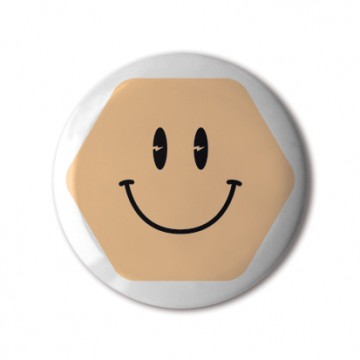 Gift Box: 4 button badges (Smilies)