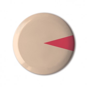 Gift Box: 4 button badges (Daily Life Pie Charts)