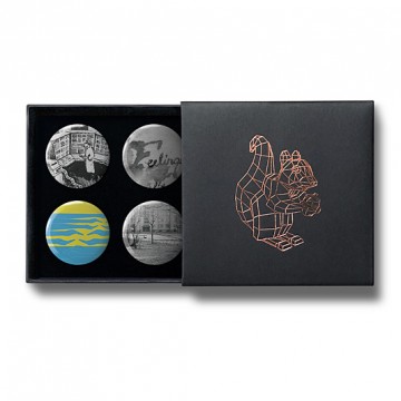 Gift Box: 4 button badges (Neringa Mix)