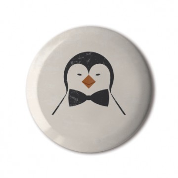 Gift Box: 4 button badges (Posh Penguins)