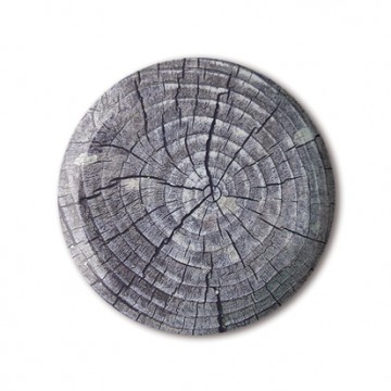 Gift Box: 4 button badges (Tree Stumps)