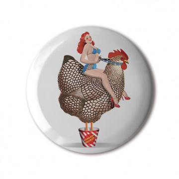 Gift Box: 4 button badges (Valentine's Mix)