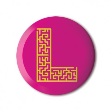 Gift Box: 4 button badges (Love Maze)