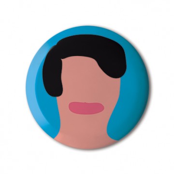 Gift Box: 4 button badges (Minimal Doodles)