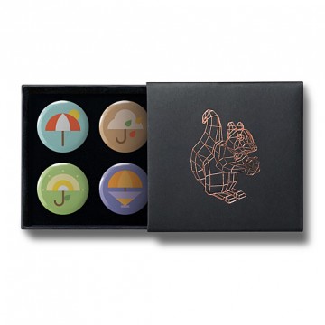 Gift Box: 4 button badges (Umbreather)