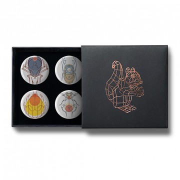 Gift Box: 4 button badges (Creeping & Crawling)