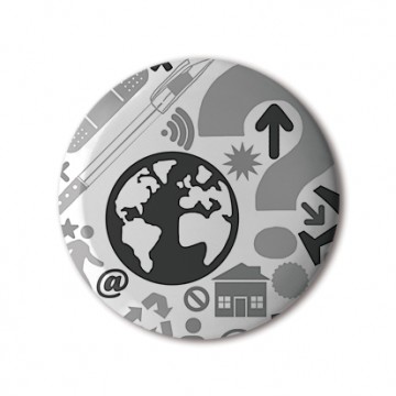 Gift Box: 4 button badges (Dyslexia)