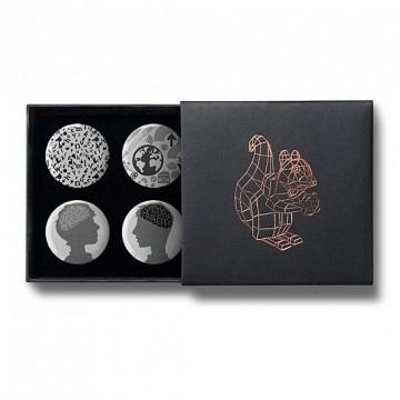 Gift Box: 4 button badges (Dyslexia)