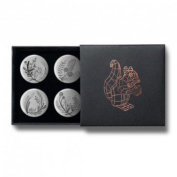 Gift Box: 4 button badges (Plants)
