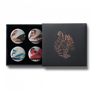 Gift Box: 4 button badges (Matt's AFOMFS)