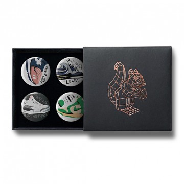 Gift Box: 4 button badges (Jason's AFOMFS)