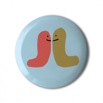 Gift Box: 3 button badges (Cute Animals)