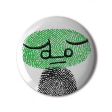 Gift Box: 4 button badges (Fingerprint Totems)