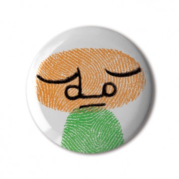 Gift Box: 4 button badges (Fingerprint Totems)