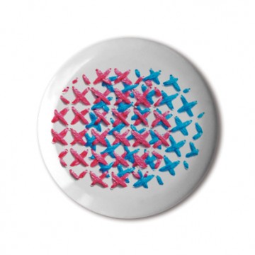 Gift Box: 4 button badges (CMYK Stitches)