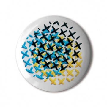 Gift Box: 4 button badges (CMYK Stitches)
