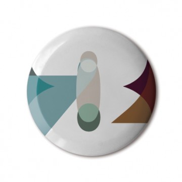 Gift Box: 4 button badges (Futura Layers)