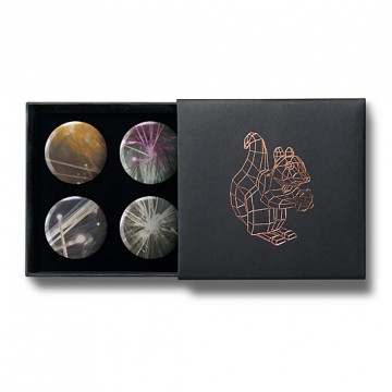 Gift Box: 4 button badges (Sparkle)