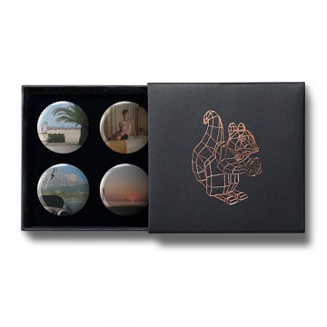 Gift Box: 4 button badges (Somewhere Someone Something)