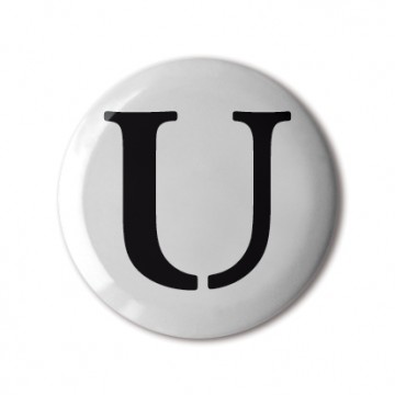 Gift Box: 4 button badges (Letters)