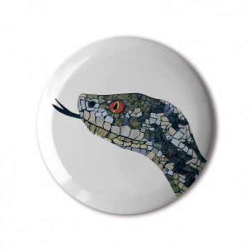 Gift Box: 4 button badges (Animal Collages)