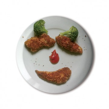 Gift Box: 4 button badges (Food Faces)