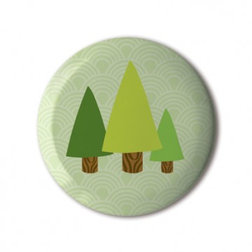 Gift Box: 4 button badges (Nature)