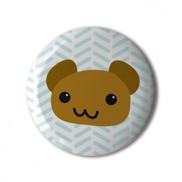Gift Box: 4 button badges (Nature)