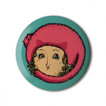 Gift Box: 3 button badges (Animal Hats)