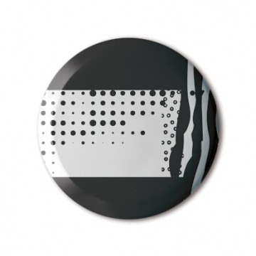 Gift Box: 4 button badges (Retro Pattern)