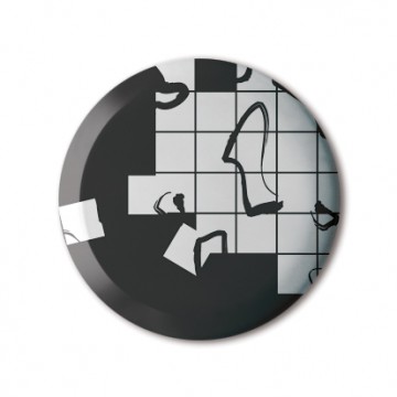 Gift Box: 4 button badges (Retro Pattern)