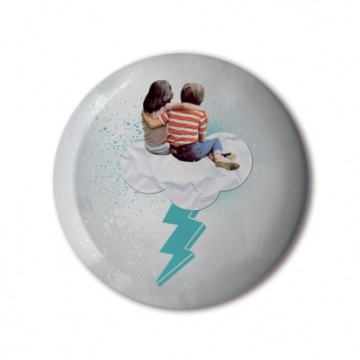 Gift Box: 4 button badges (Retro Collages)