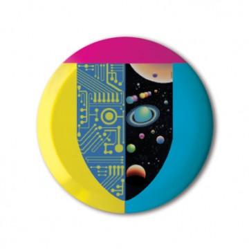 Gift Box: 3 button badges (Mervyn Mix)