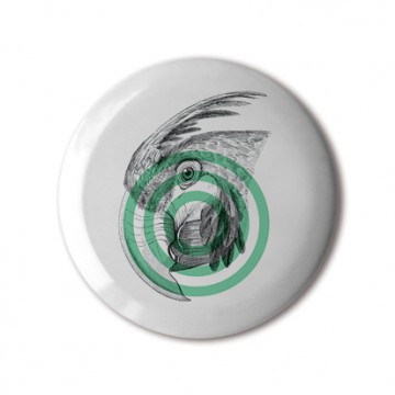 Gift Box: 4 button badges (Geometric Animals)