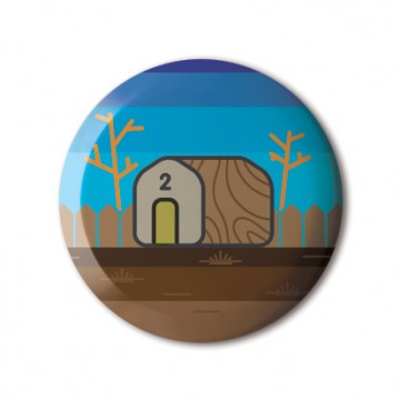 Gift Box: 3 button badges (3 Little Piggies)