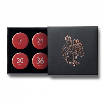 Gift Box: 4 button badges (A Matter Of Size)